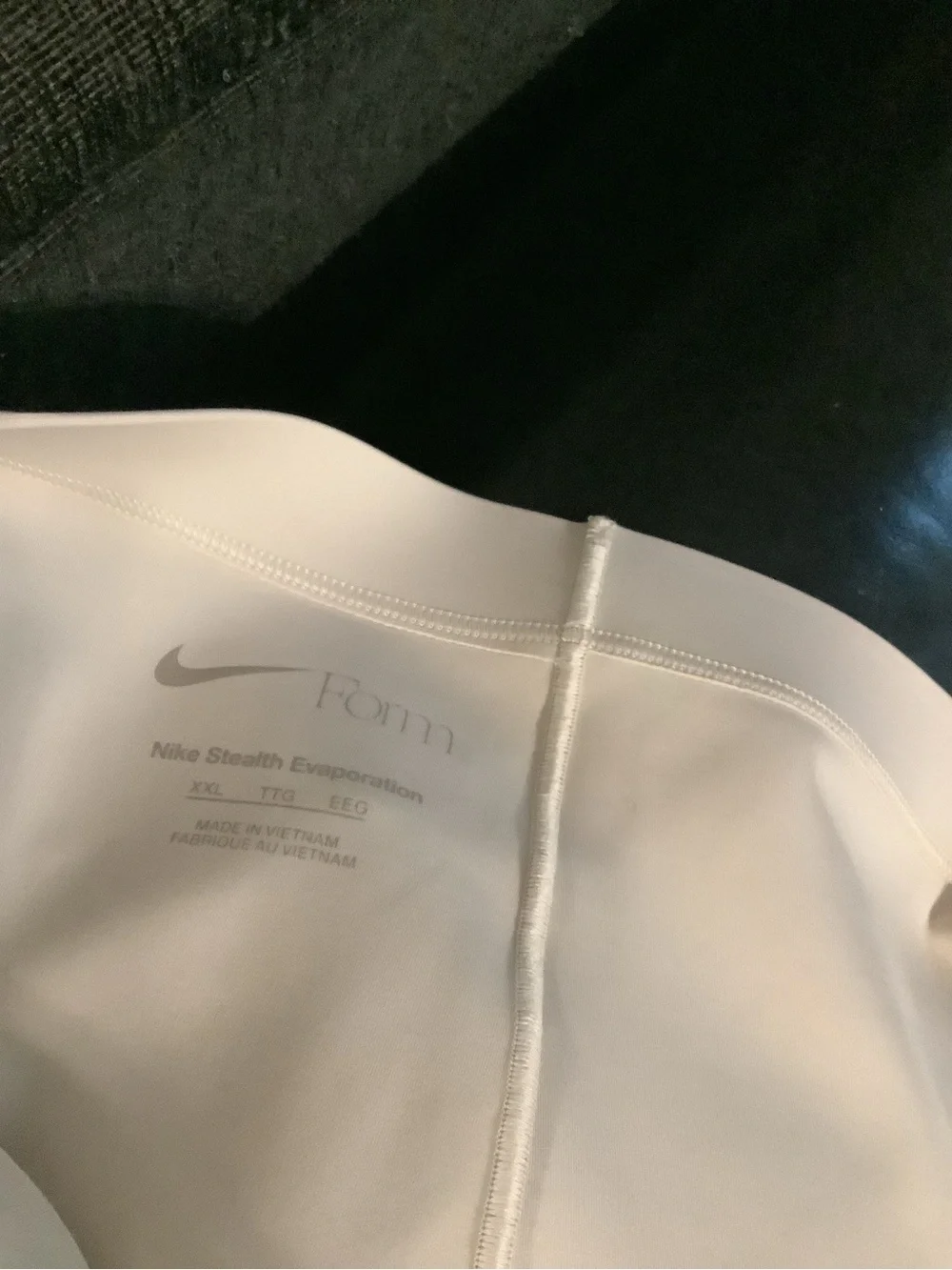 Nike Women’s White Athletic Shorts with Subtle Swoosh